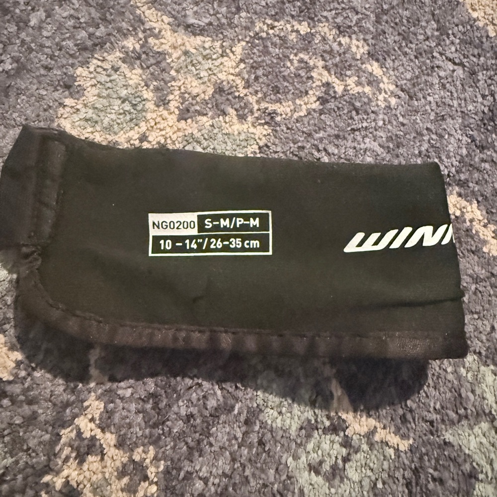 Black WIN Hockey Neck Guard